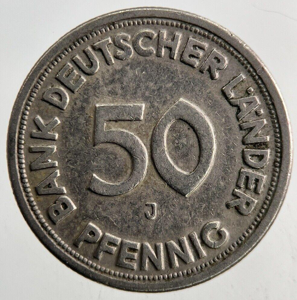 1949 Germany 50 Pfennig Coin | Fine Collectable Grade