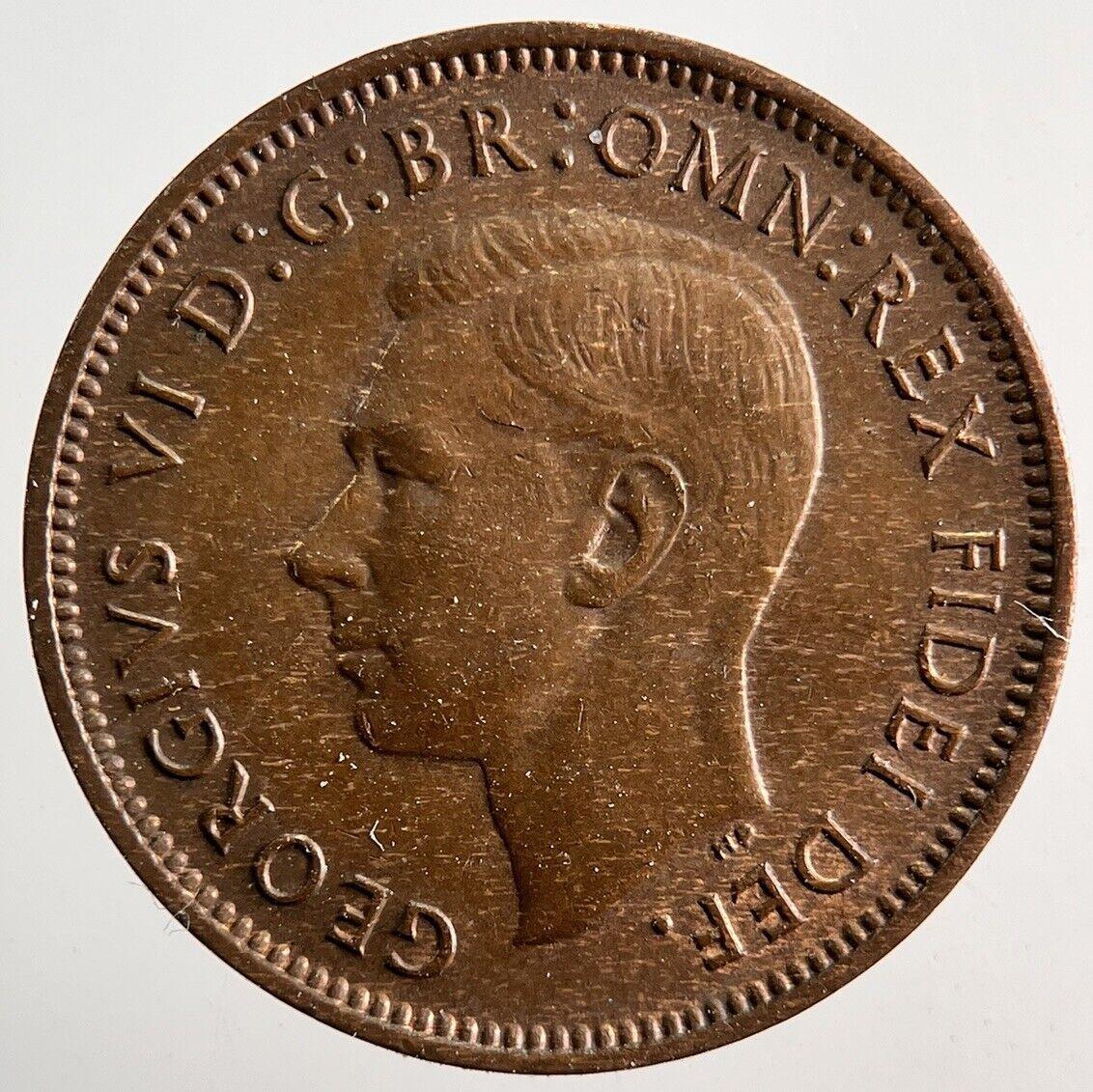 1949 George VI Wren Farthing Coin | Very High Grade