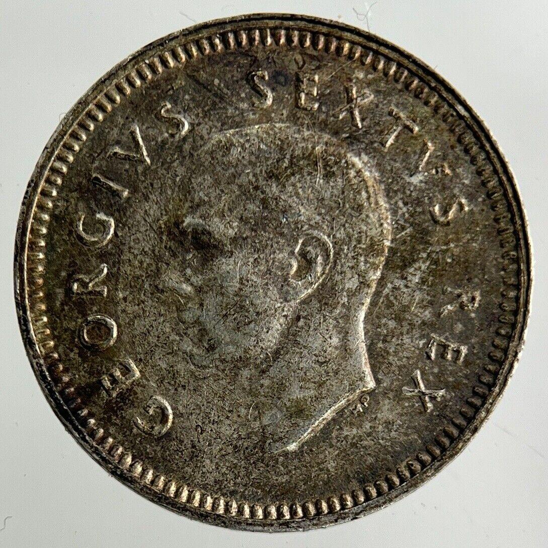 1949 South Africa Threepence Silver Coin | Fine Collectable Grade