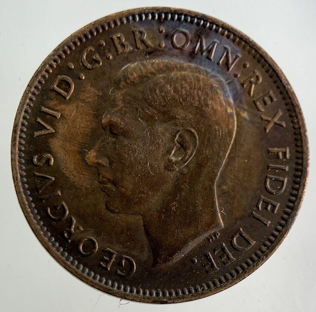 1949 George VI Wren Farthing Coin | Very High Grade