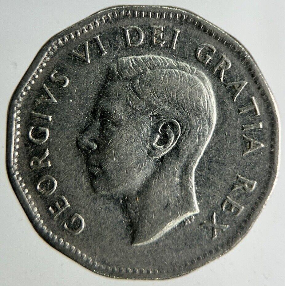 1950 Canada 5 Cents Coin | Fine Collectable Grade