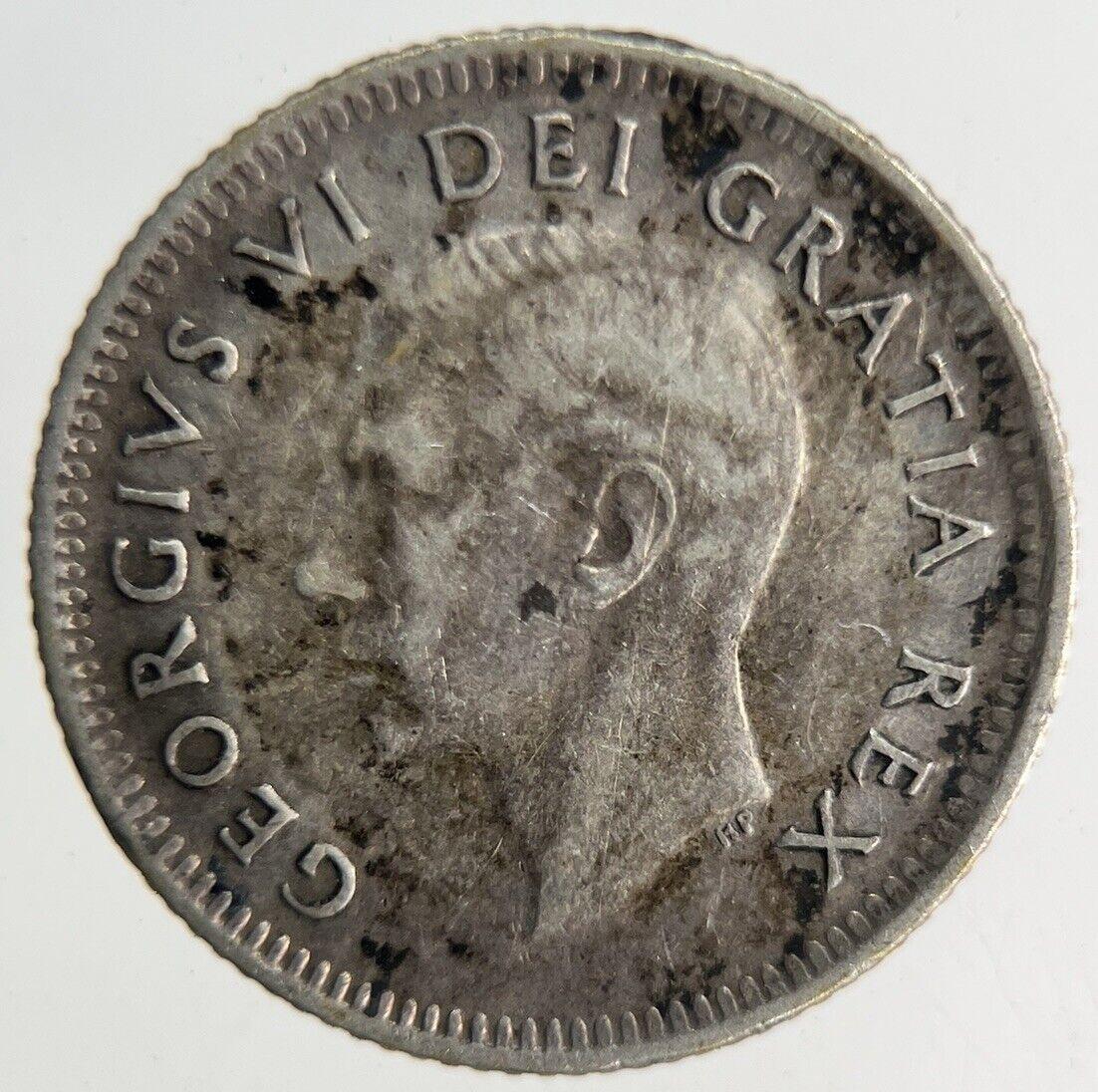 1950 Canada 10 Cents Silver Coin | Fine Collectable Grade