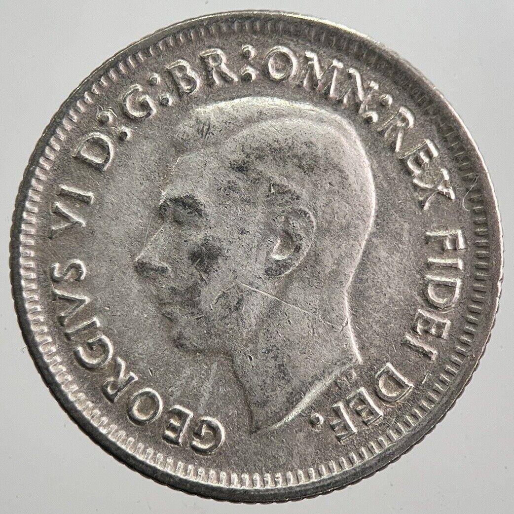 1950 Australia Sixpence Silver Coin | Fine Collectable Grade | a8005