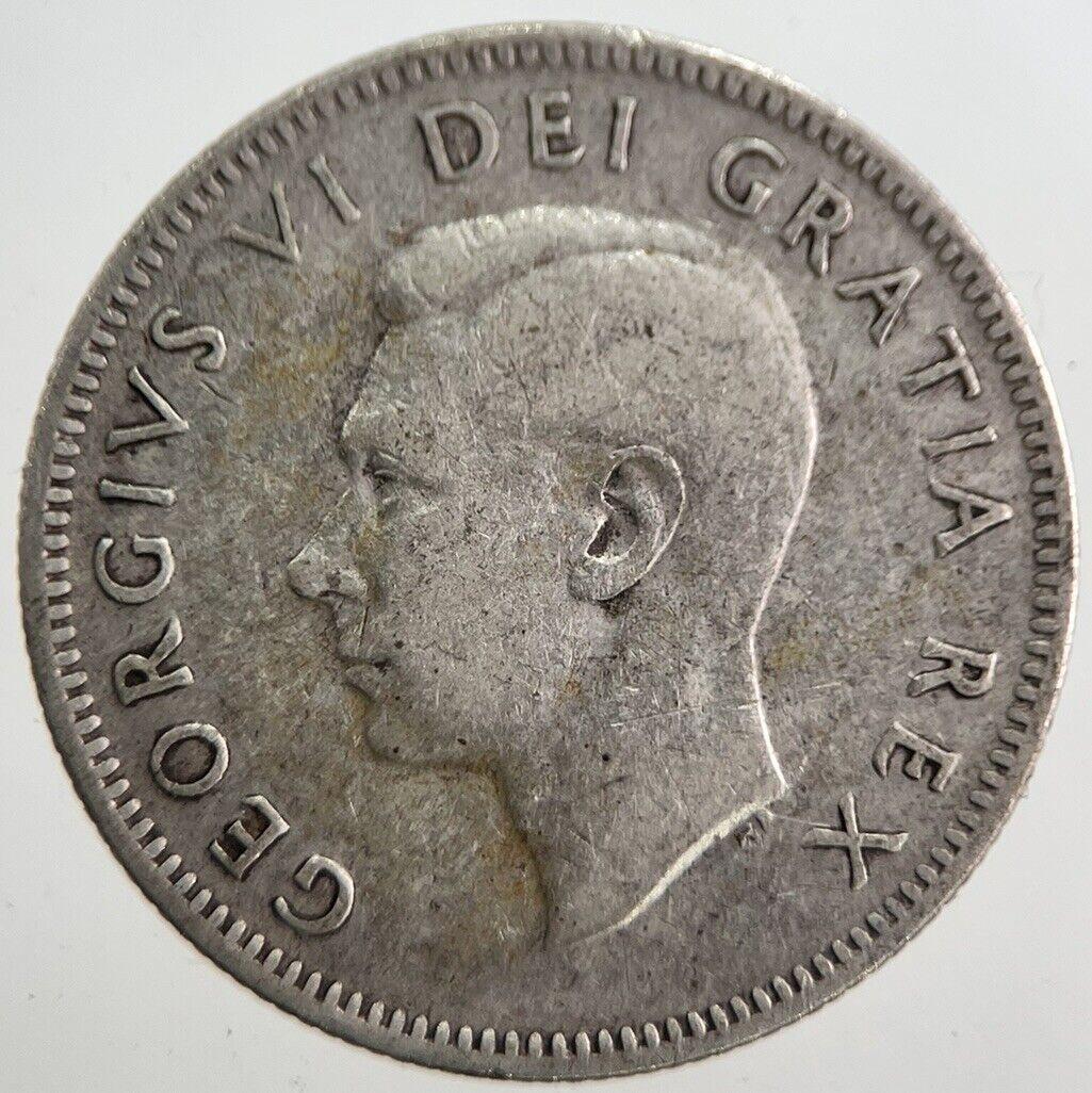 1950 Canada 25 Cents Silver Coin | Collectable Grade | a7637