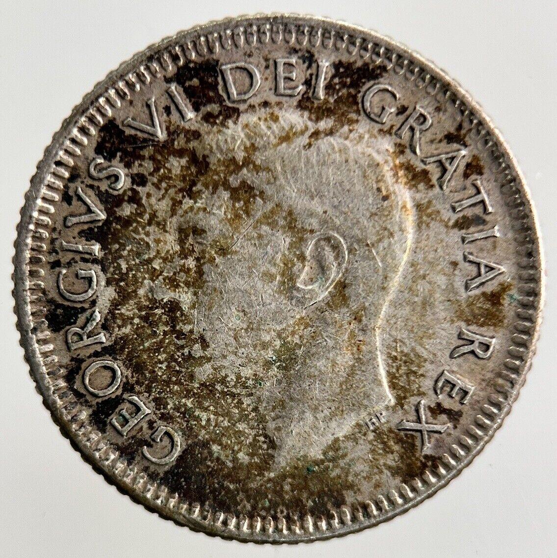 1950 Canada 10 Cents Silver Coin | Fine Collectable Grade