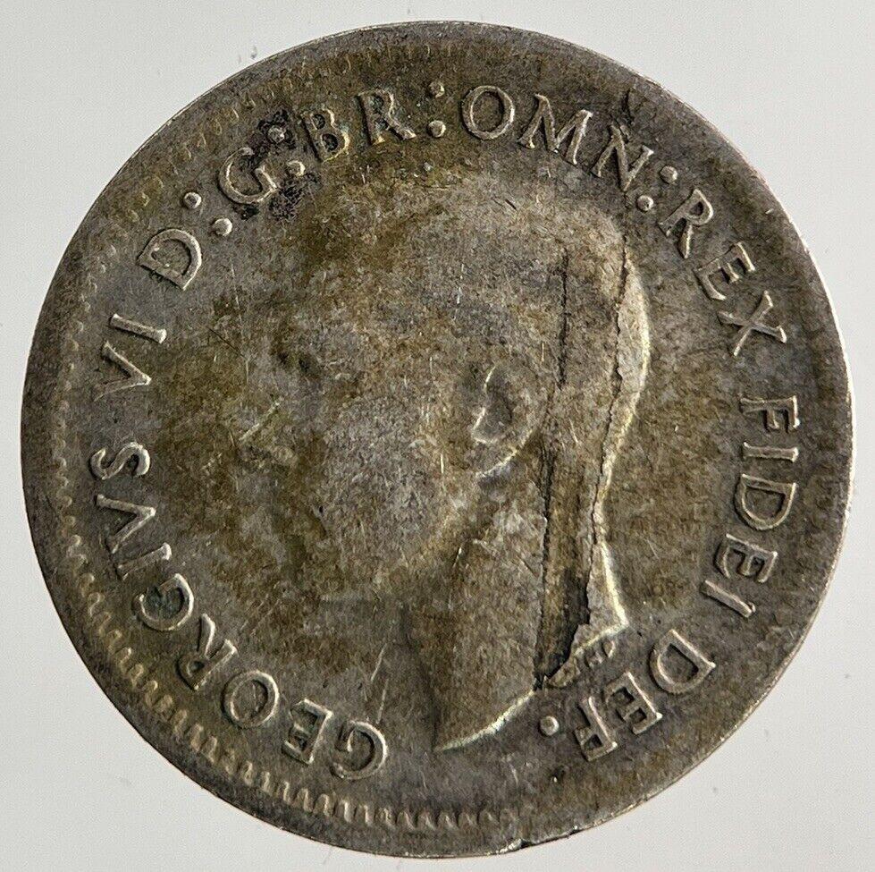 1950 Australia Threepence Silver Coin | Fine Collectable Grade