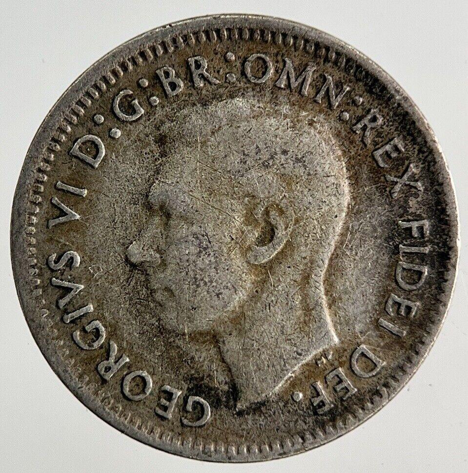 1950 Australia Threepence Silver Coin | Fine Collectable Grade