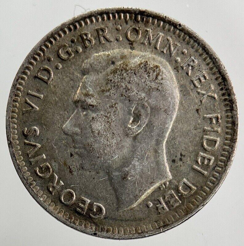 1950 Australia Threepence Silver Coin | Fine Collectable Grade