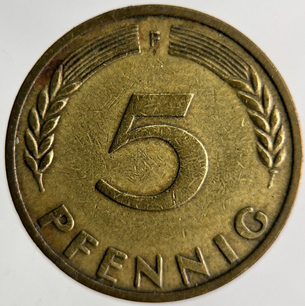 1950 Germany 5 Pfennig Coin | Fine Collectable Grade