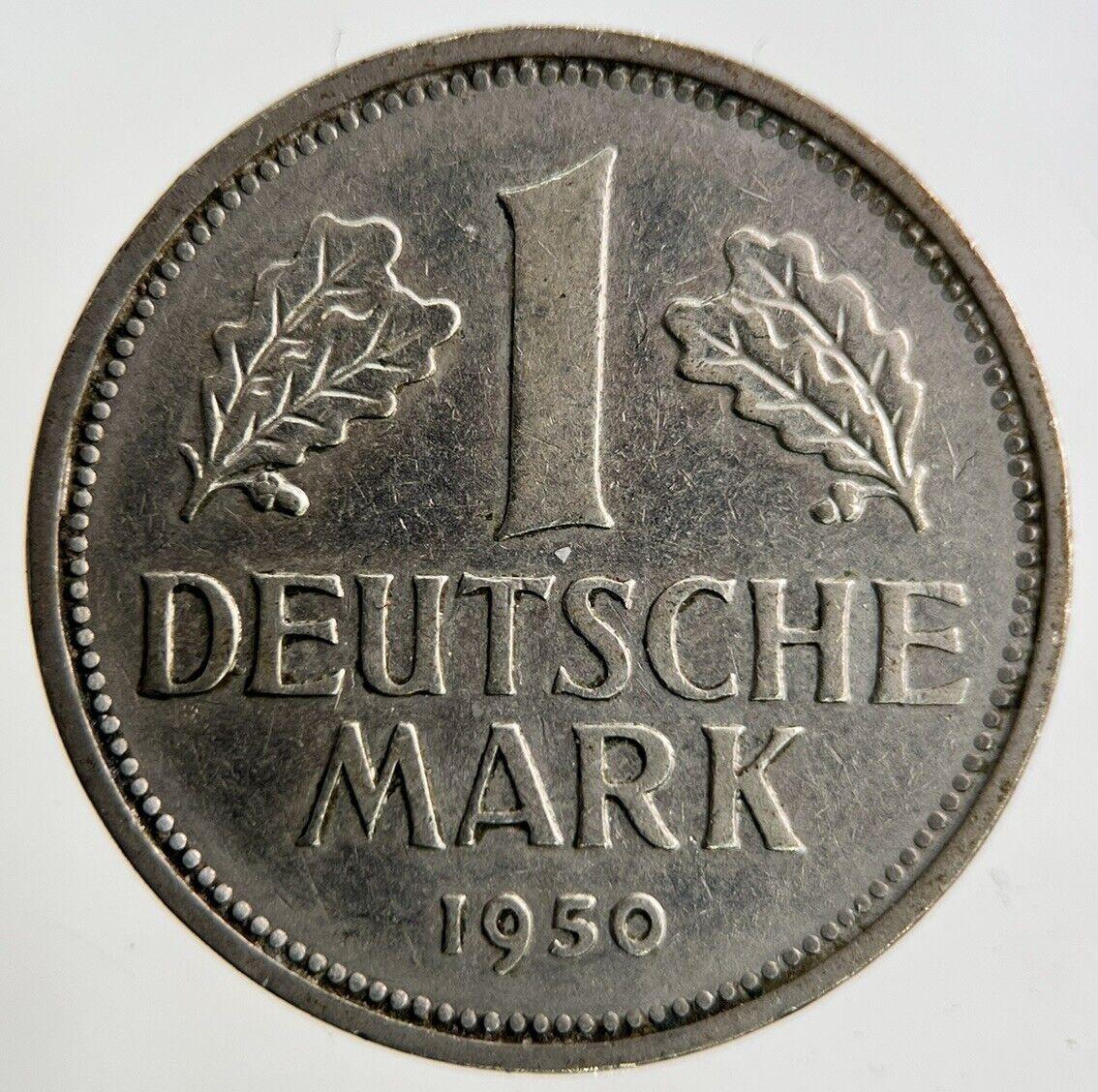 1950 Germany 1 Mark Coin | Fine Collectable Grade