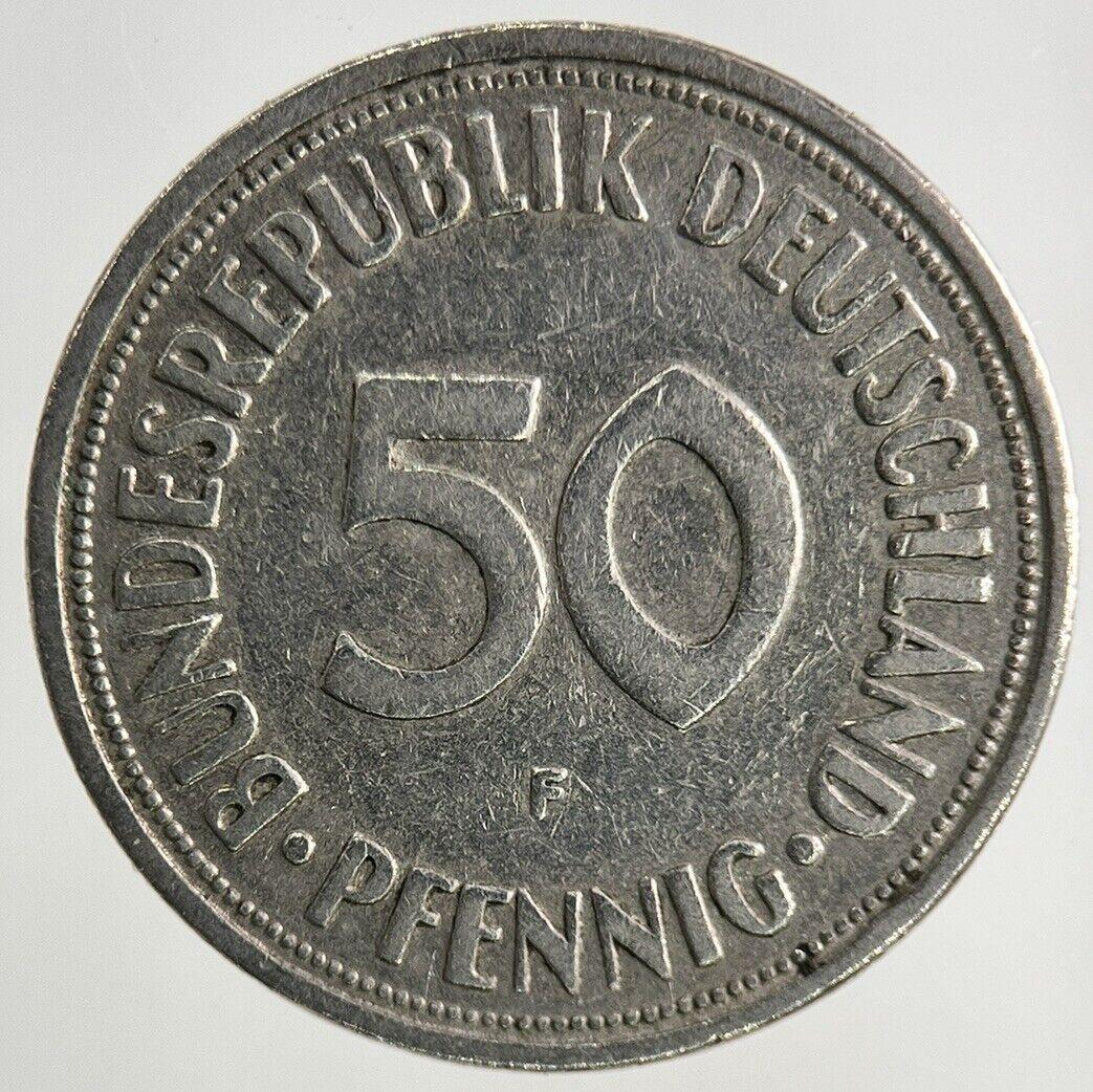 1950 Germany 50 Pfennig Coin | Fine Collectable Grade