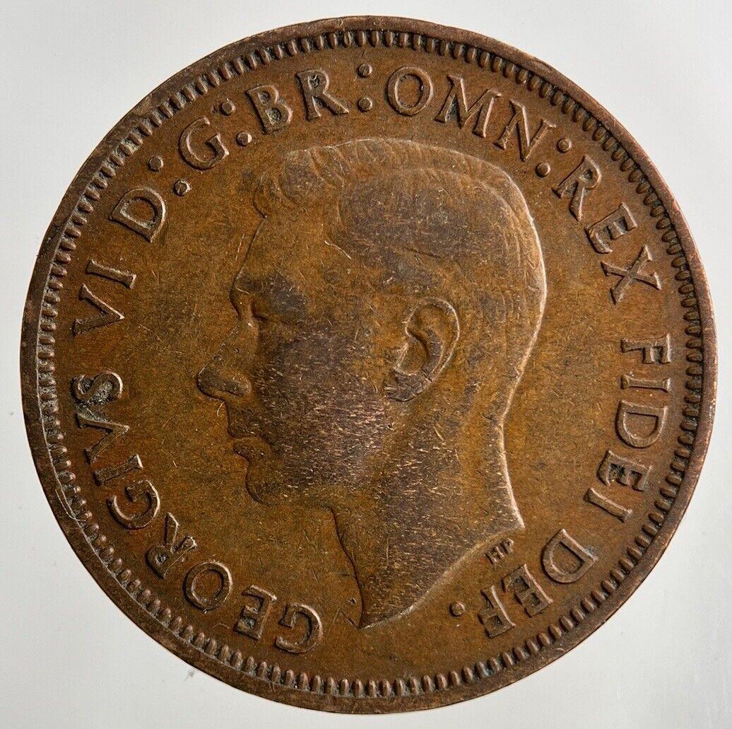 1950 George VI Half-Penny Coin | Fine Collectable Grade
