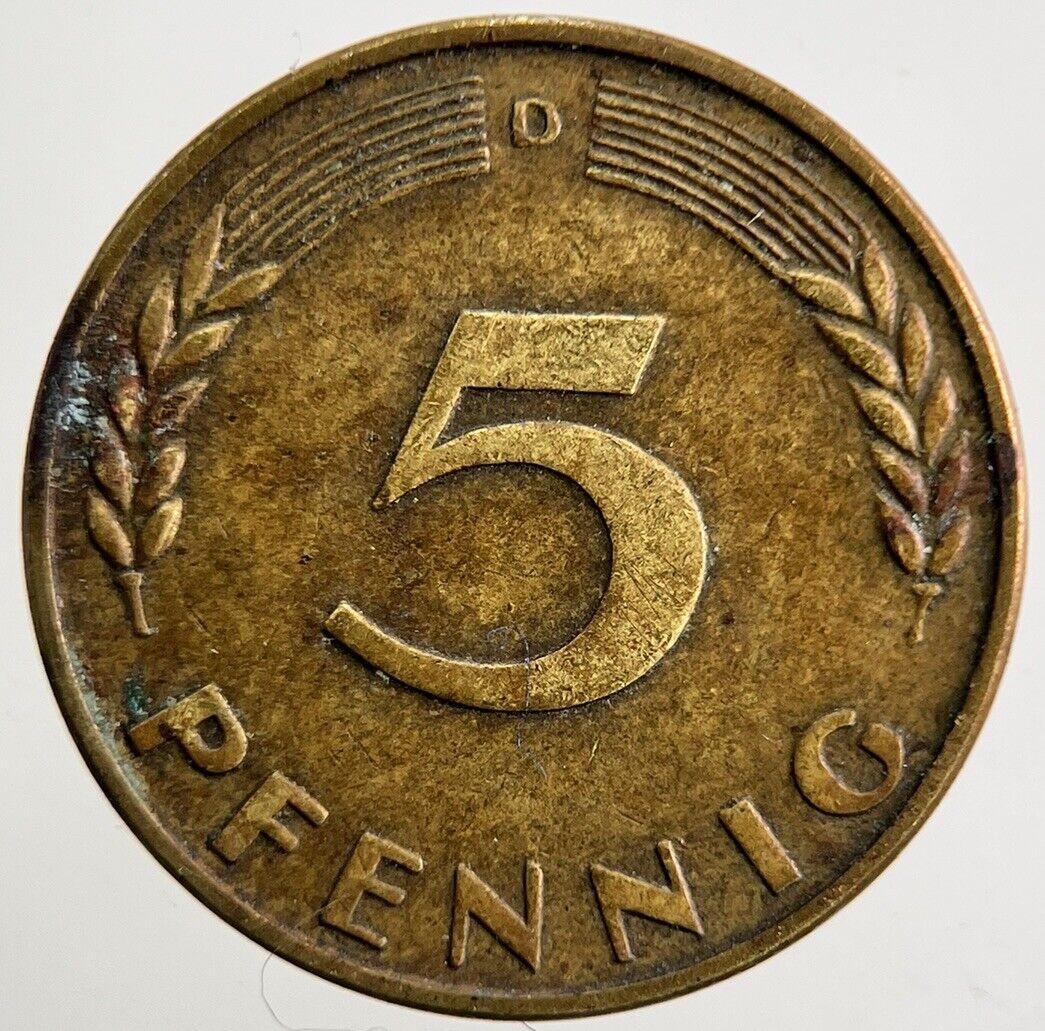 1950 Germany 5 Pfennig Coin | Fine Collectable Grade