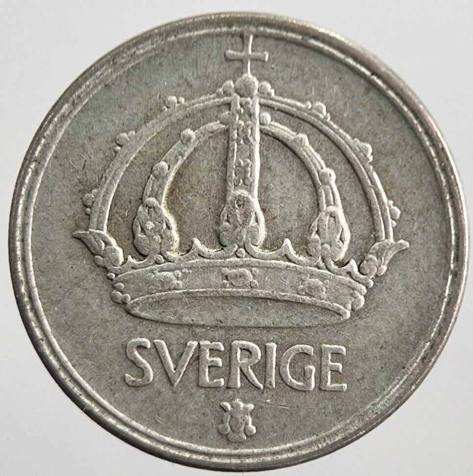 1950 Sweden 10 Ore Silver Coin | Fine Collectable Grade | a7830