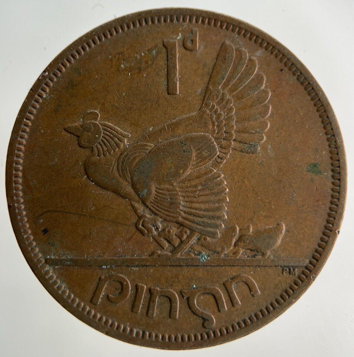 1950 Irish One Penny Coin | Fine Collectable Grade