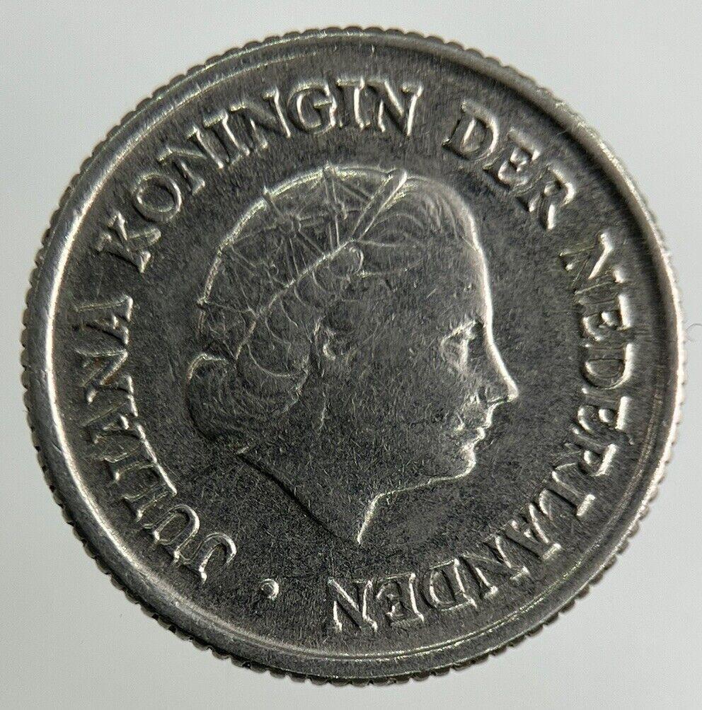 1950 Netherlands 25 Cents Coin | Fine Collectable Grade