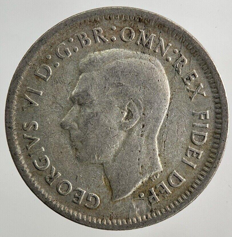 1951 Australia Sixpence Silver Coin | Fine Collectable Grade