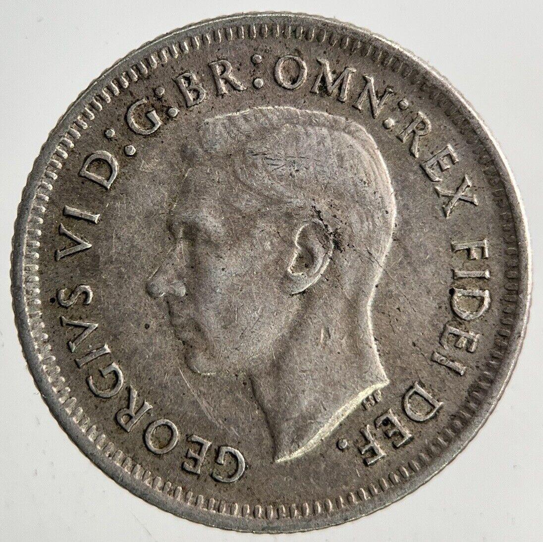 1951 Australia Sixpence Silver Coin | Very High Grade