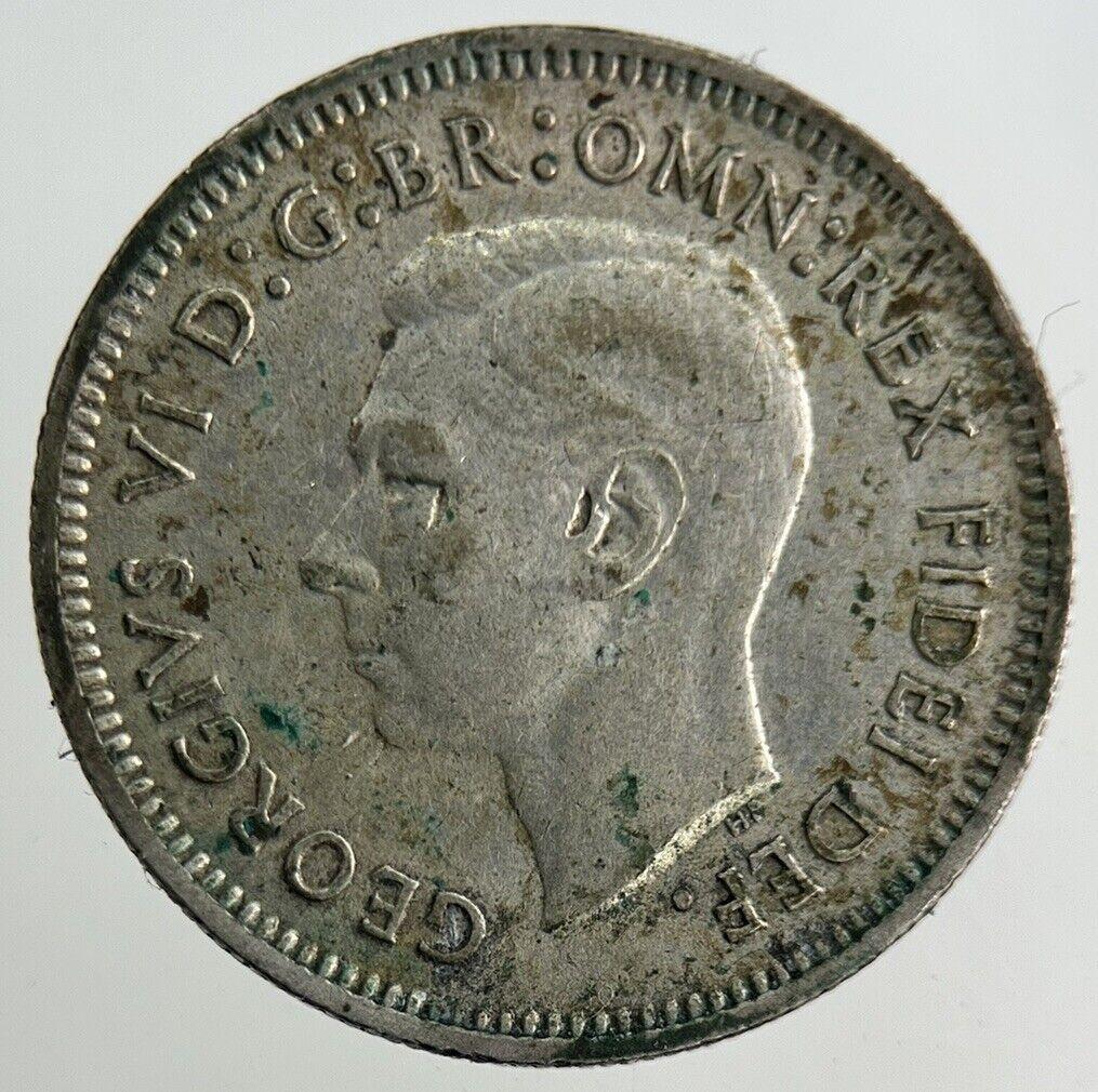 1951 Australia Sixpence Silver Coin | Fine Collectable Grade