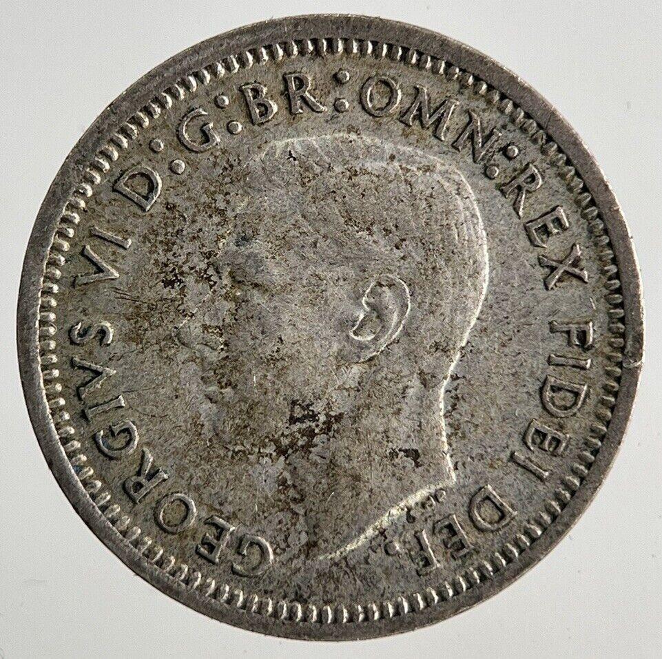 1951 Australia Threepence Silver Coin | Fine Collectable Grade