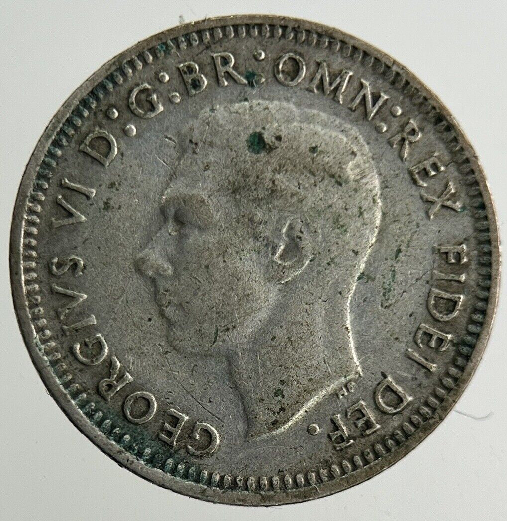 1951 Australia Threepence Silver Coin | Fine Collectable Grade
