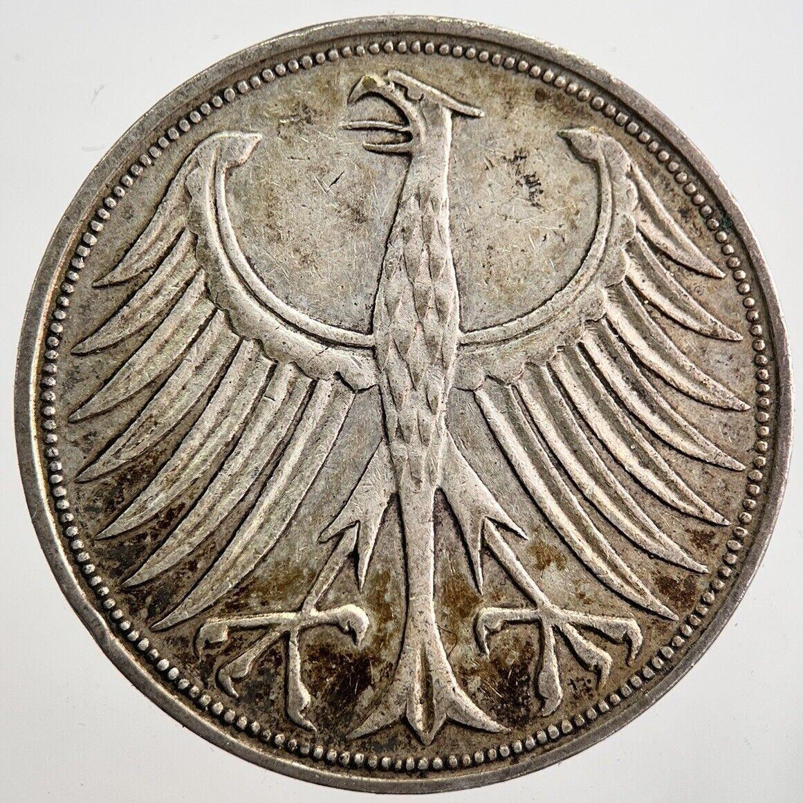 1951-F Germany 5 Mark Silver Coin | Very High Grade | a7905