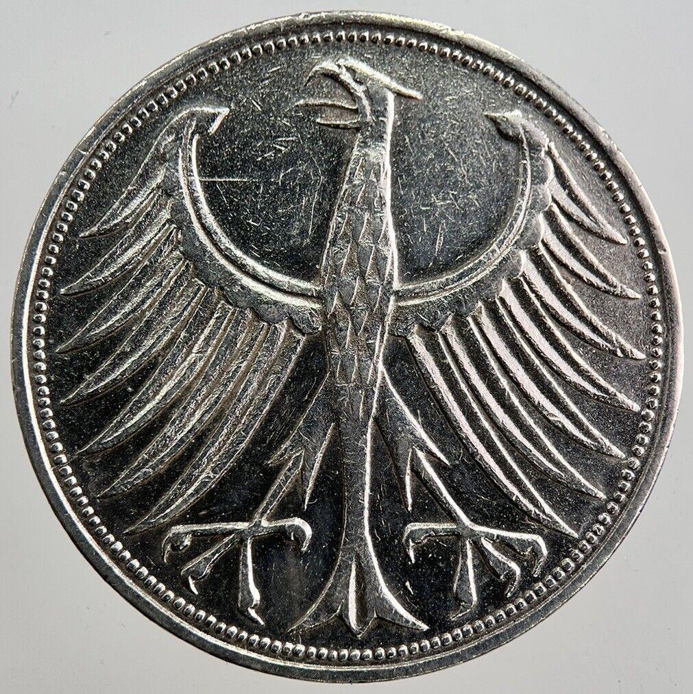 1951-F Germany 5 Mark Silver Coin | Very High Grade | a7743