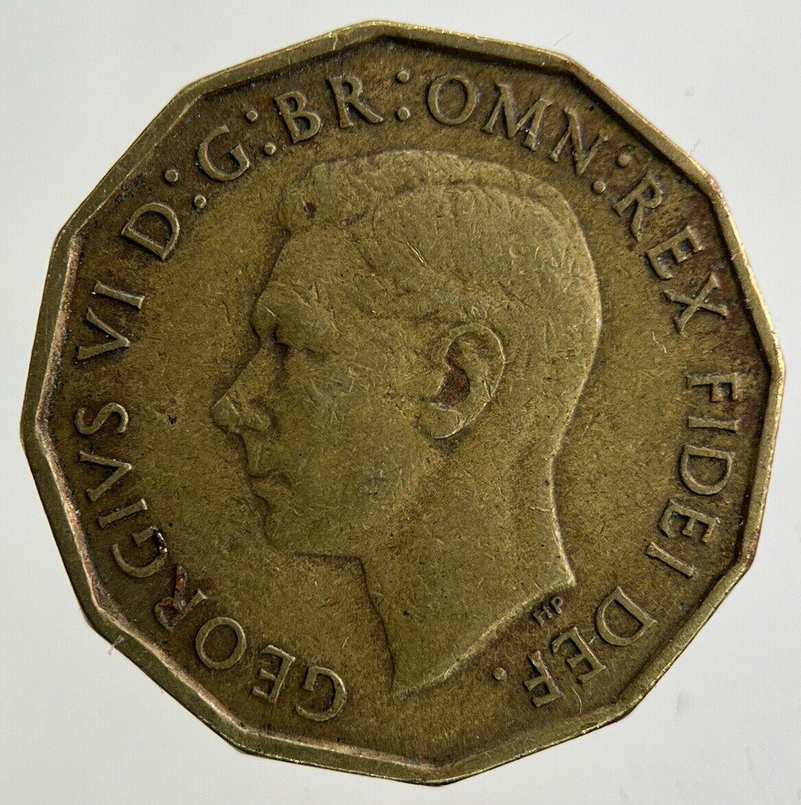 1952 George VI Brass Threepence Coin | Fine Collectable Grade