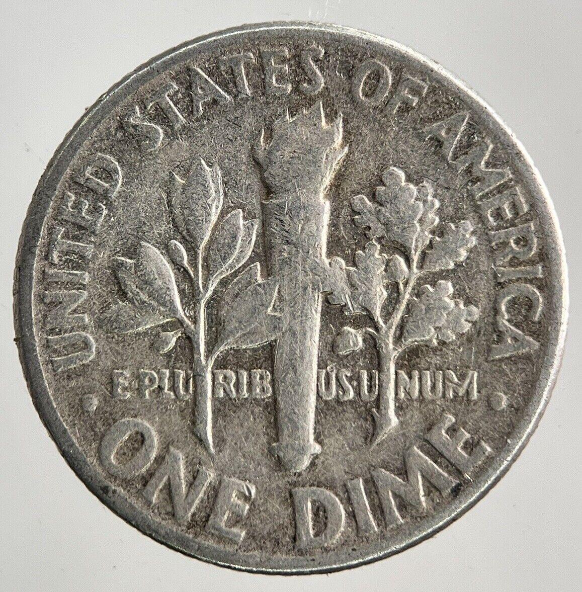 1952 US USA Roosevelt One Dime Silver Coin | Collectable Grade