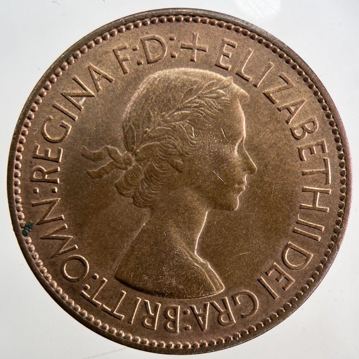 1953 Elizabeth II 2nd One Penny Coin | Very High Grade