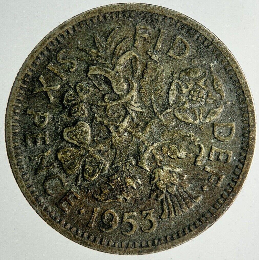 1953 Elizabeth II 2nd Sixpence Coin | Fine Collectable Grade