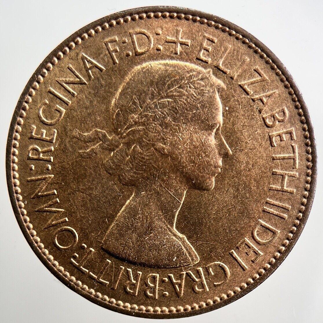 1953 Elizabeth II Penny Coin | Very Fine Grade | a3786