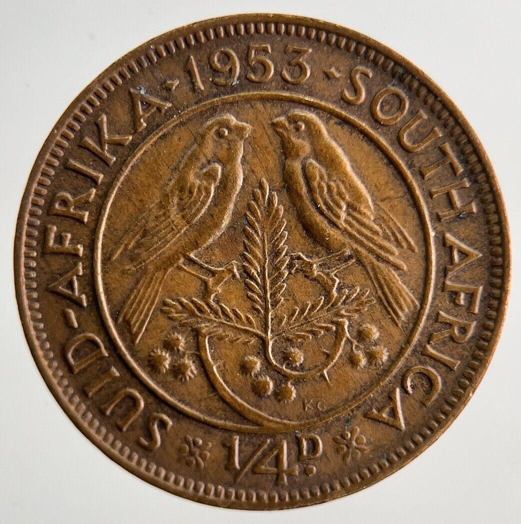 1953 South Africa 1/4 Penny / Farthing Coin | Fine Collectable Grade