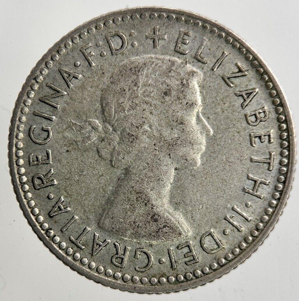 1955 Australia Sixpence Silver Coin | Fine Collectable Grade