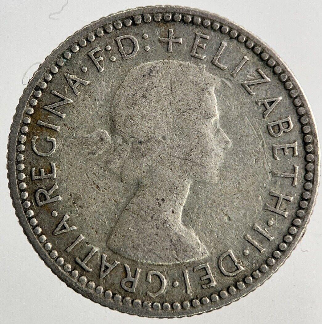 1955 Australia Sixpence Silver Coin | Fine Collectable Grade