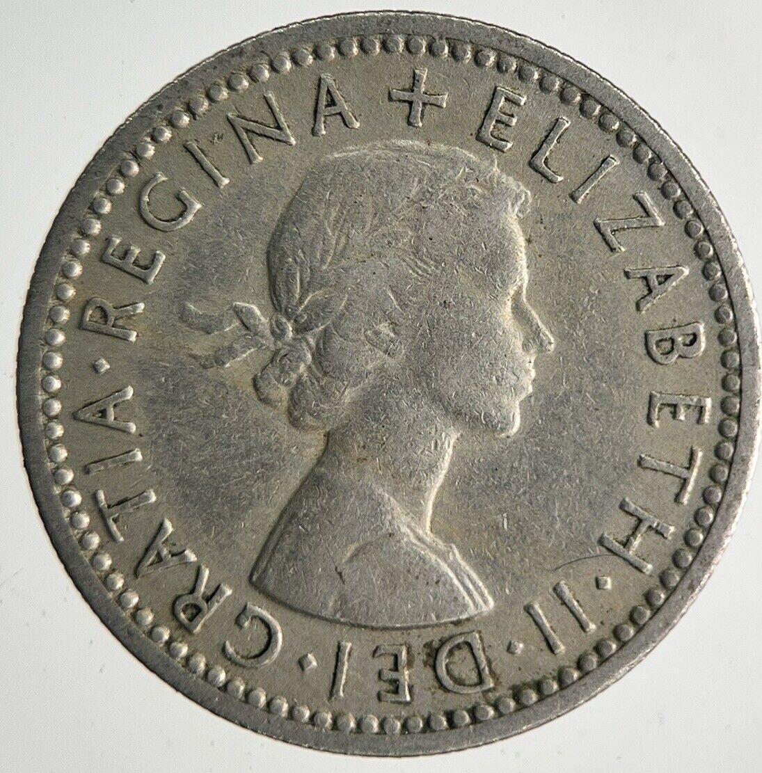 1955 Elizabeth II 2nd Sixpence Coin | Fine Collectable Grade