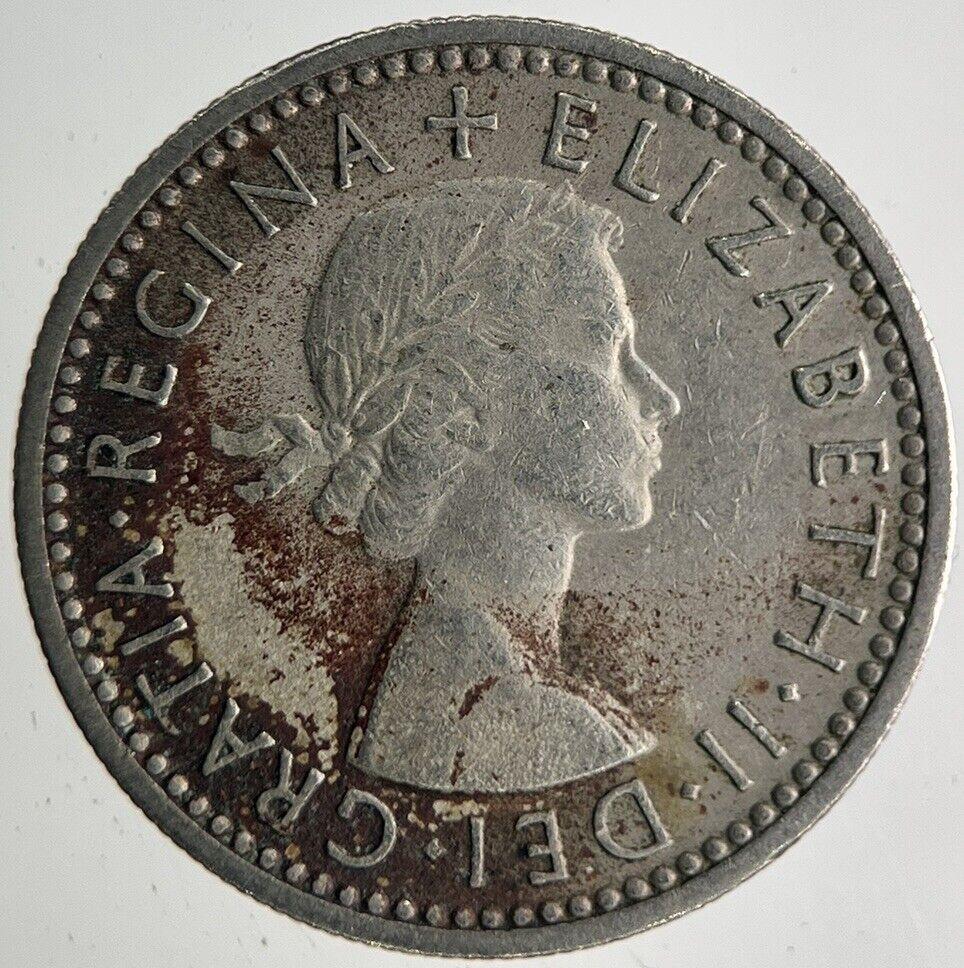 1955 Elizabeth II 2nd Sixpence Coin | Fine Collectable Grade