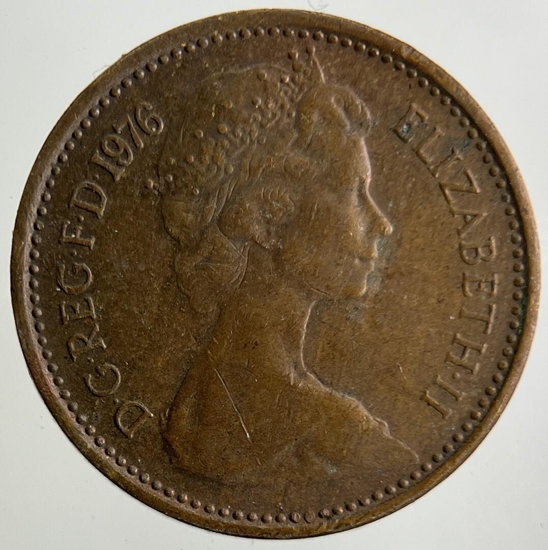 1976 Elizabeth II 2nd Half New Penny Coin | Fine Collectable Grade