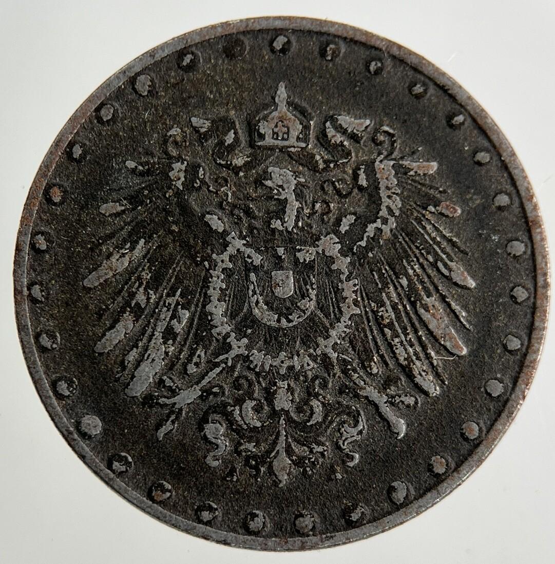 1916 Germany 10 Pfennig Coin | Fine Collectable Grade