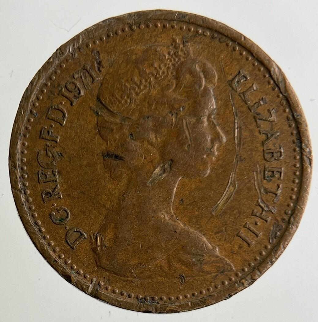 1971 Elizabeth II 2nd Half New Penny Coin | Fine Collectable Grade