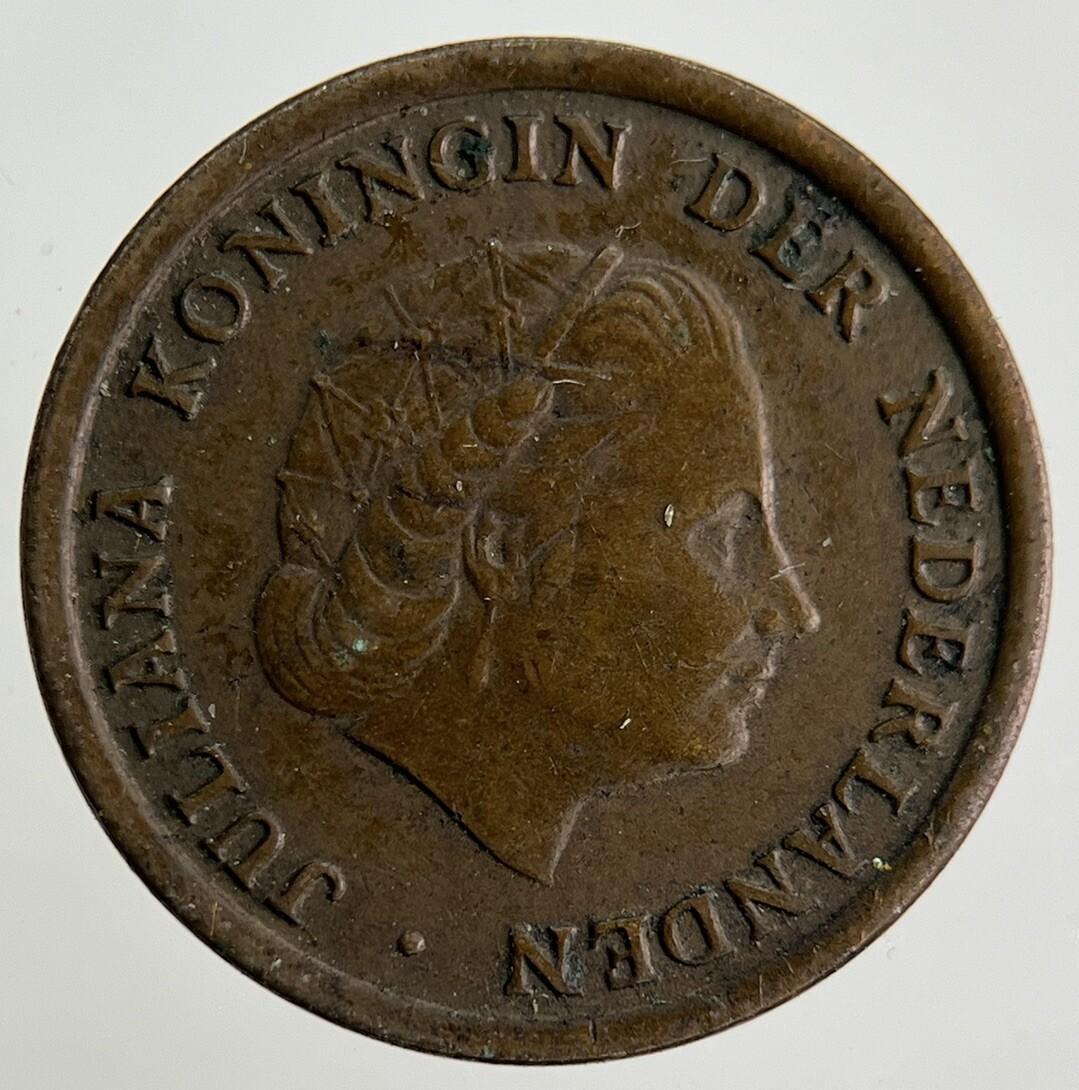 1954 Netherlands 1 Cent Coin | Fine Collectable Grade