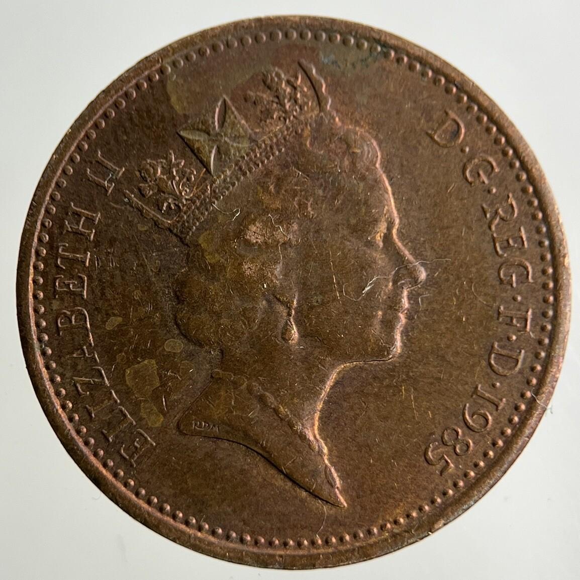 1985 Elizabeth II 2nd 1p One-Pence Coin | Fine Collectable Grade