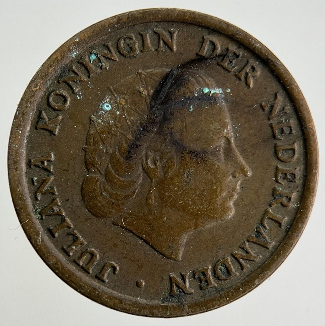 1953 Netherlands 1 Cent Coin | Fine Collectable Grade