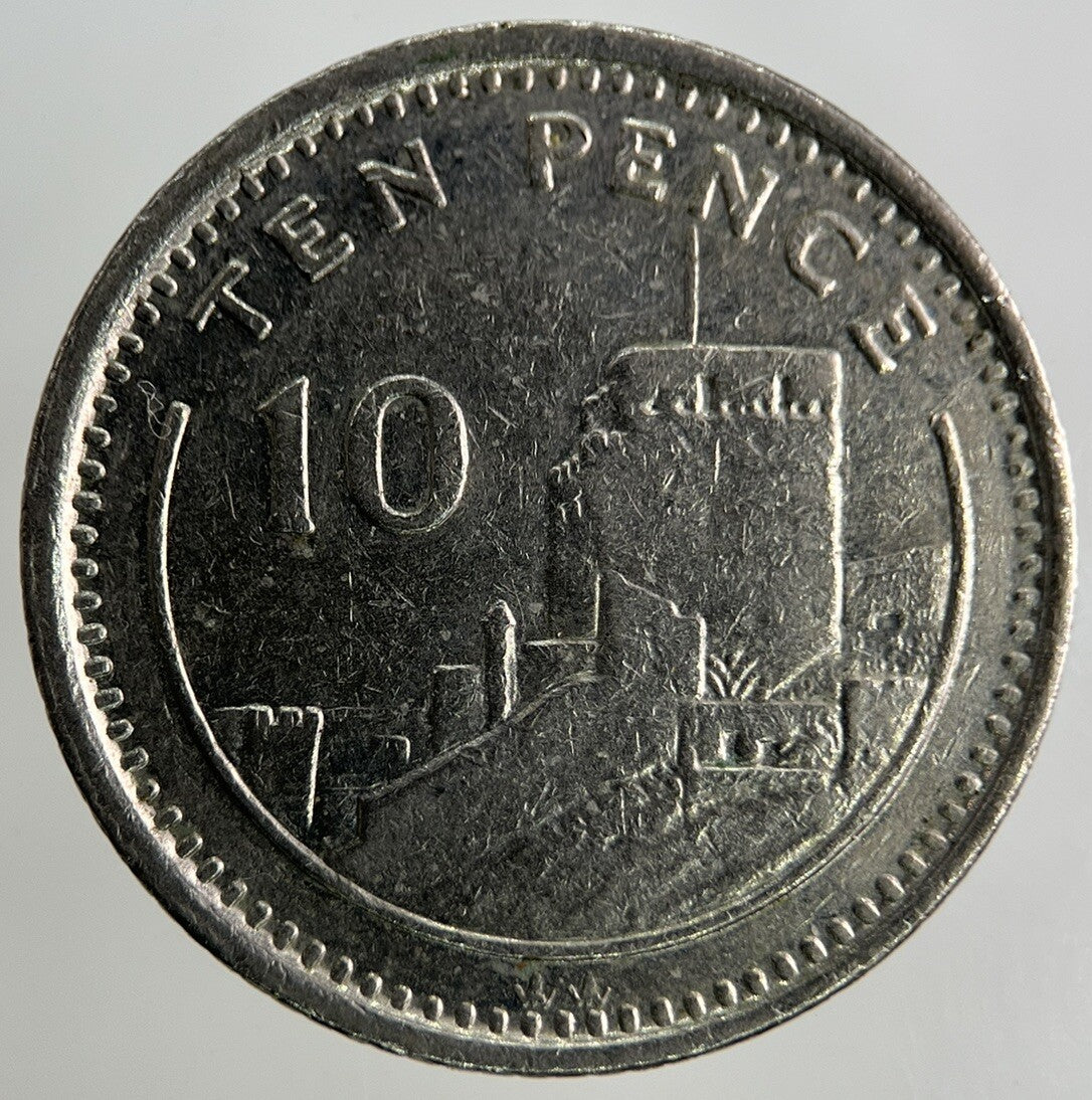 1994 Gibraltar 10p Ten-Pence Coin | Fine Collectable Grade