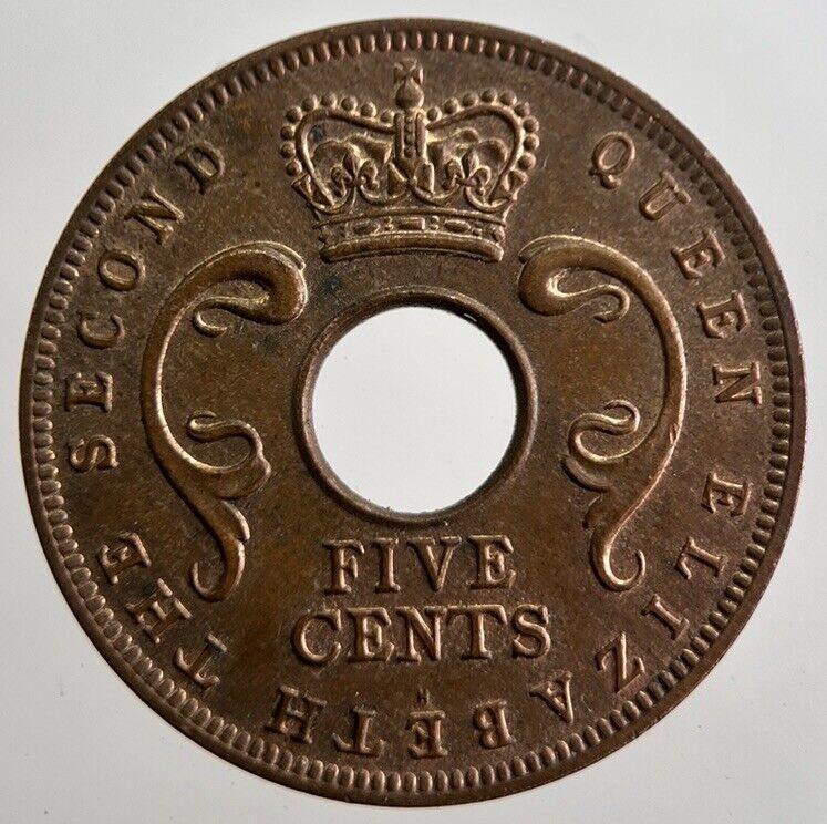 1956 East Africa 5 Five Cents Coin | Very High Grade | a7558