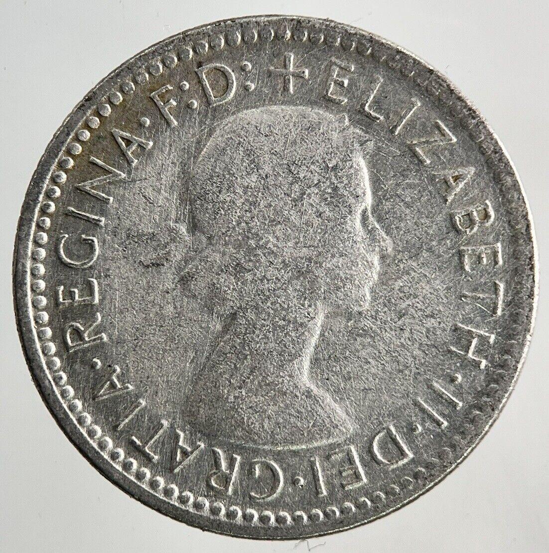 1956 Australia Sixpence Silver Coin | Fine Collectable Grade