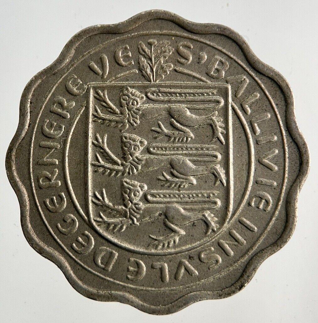 1956 Guernsey 3p Three-Pence Coin | Fine Collectable Grade