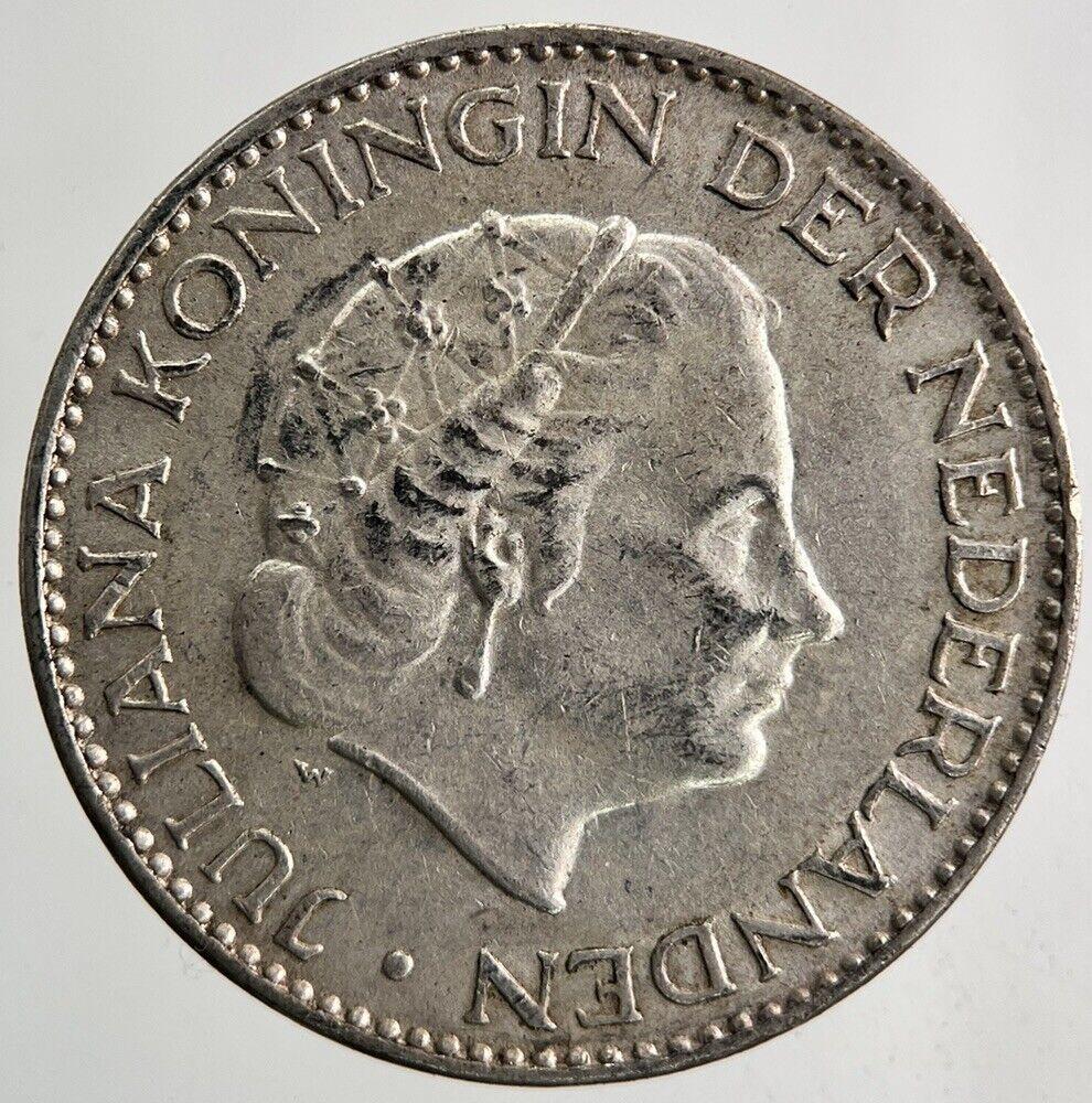 1956 Netherlands 1 Gulden Silver Coin | Fine Collectable Grade