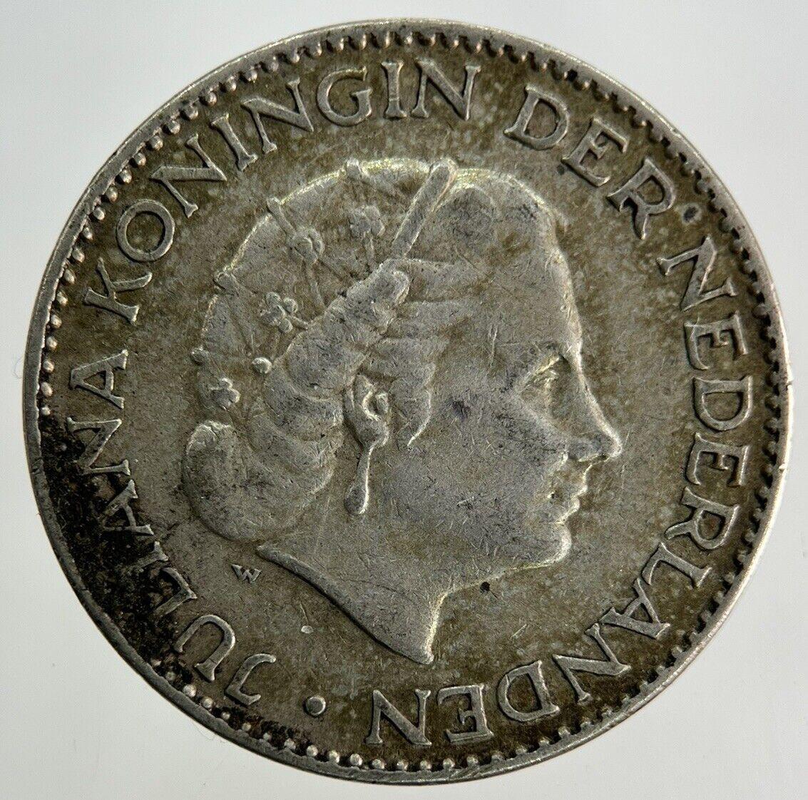 1956 Netherlands 1 Gulden Silver Coin | Fine Collectable Grade
