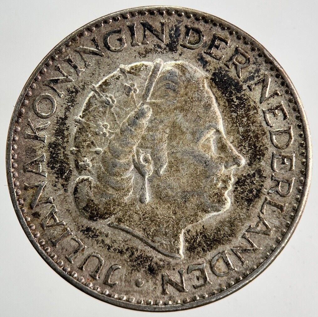 1956 Netherlands 1 Gulden Silver Coin | Fine Collectable Grade